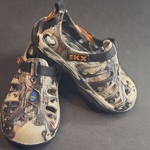 Skechers SKX Cali Gear Sandals Marbeled Camoflauge Water Shoes Boys Size 10